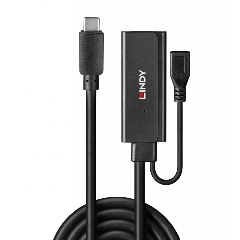 Extensão ativa Lindy 5m USB 3.2 Gen 1 C/A