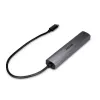 Hub de interfaces Lindy 43385 USB Type-C 10000 Mbit/s cinzento