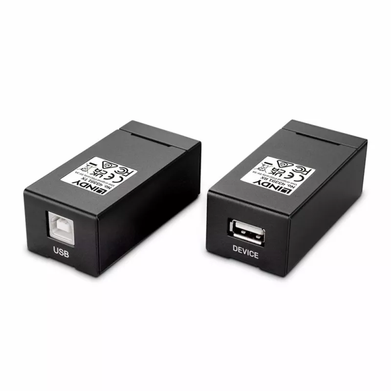 Extensor Lindy 150m USB 2.0 Cat.6, 67 mm, 32 mm, 25 mm, 84 g, 84 g, 220 mm