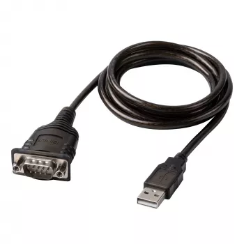 Cabo série Lindy 43413 cinzento 1,5 m USB Type-A RS-232