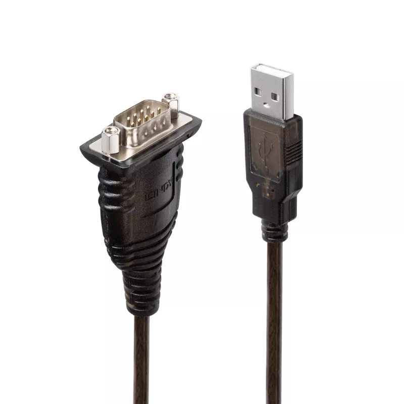 Cabo série Lindy 43413 cinzento 1,5 m USB Type-A RS-232