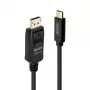 Cabo adaptador Lindy 2m USB Type-C para DisplayPort 4K60 com HDR