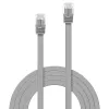 Cabo de rede plano Lindy 5m Cat.6 U/UTP, cinzento, 5 m, Cat6, RJ-45, RJ-45, cinzento
