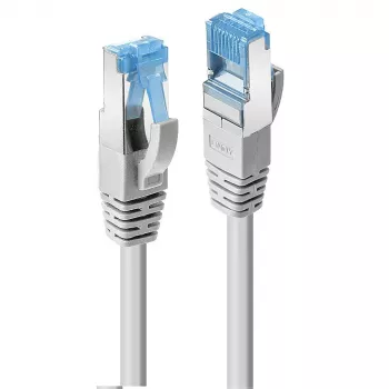 Cabo Lindy 7,5m Cat.6A U/UTP LSZH, cinzento, 7,5 m, Cat6a, U/UTP (UTP), RJ-45, RJ-45, cinzento