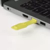 Bloqueadores de porta Lindy RJ45 amarelos, 10x + 1 chave, bloqueador de porta + chave, RJ-45, amarelo, acrilonitrilo-butadieno-estireno (ABS), 10 unid., saco de plástico