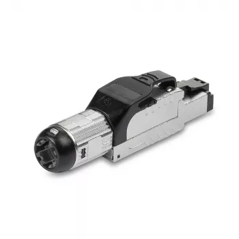 Lindy RJ-45 Cat.6/6A conector de campo sem ferramentas, RJ45, preto, prateado, metal, CE, REACH, RoHS, UKCA, 240 g, 133 mm