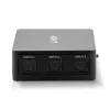 Lindy comutador de áudio digital TosLink (ótico) de 3 portas, preto, plástico, 54 mm, 60 mm, 20 mm, 37 g