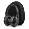 Lindy LH700XW Headset com fios e sem fios arco de cabeça música Micro-USB Bluetooth preto