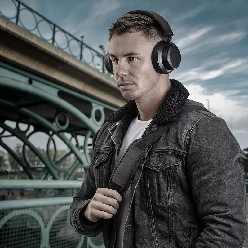 Lindy LH900XW Headset sem fios e com fios arco de cabeça chamadas/música USB Type-C Bluetooth preto