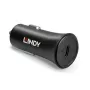 Lindy carregador de automóvel USB Type-C PD de porta única, 27 W, automóvel, isqueiro, 12 V, 3 A, preto