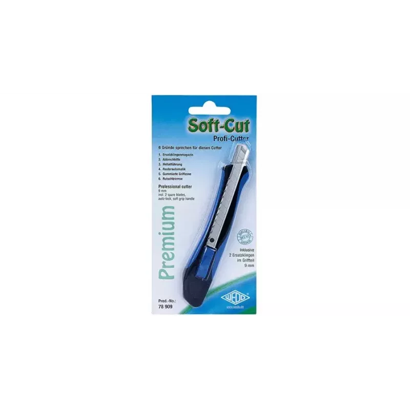 Cortador de lâminas destacáveis WEDO 78 909 preto azul