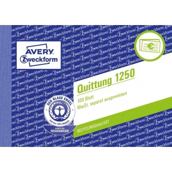 Formulário/livro de contabilidade A6 Avery 1250
