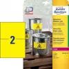Etiqueta autocolante Avery L6130-20 retangular amarelo