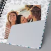 Caderno de notas Sigel Jolie JN616 A5 60 folhas azul rosa violeta branco