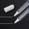Marcador Sigel BA715 2 unidades ponta fina/redonda branco