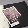 Bloco de notas Sigel CONCEPTUM A5 160 folhas preto