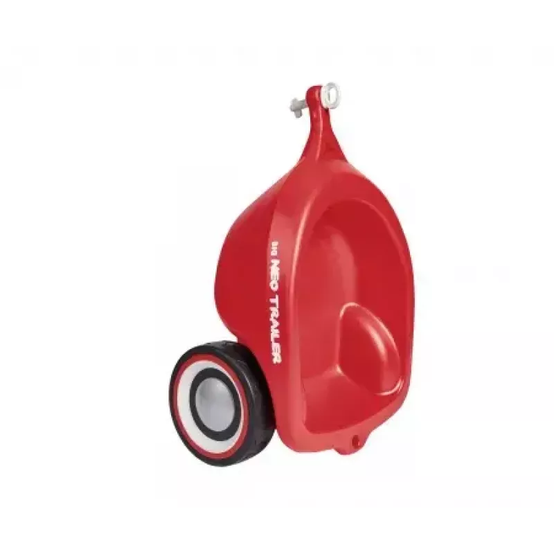 Atrelado para carro de brinquedo Simba-Dickie BIG Bobby-Car Neo Trailer — plástico, vermelho, para crianças de 1–5 anos