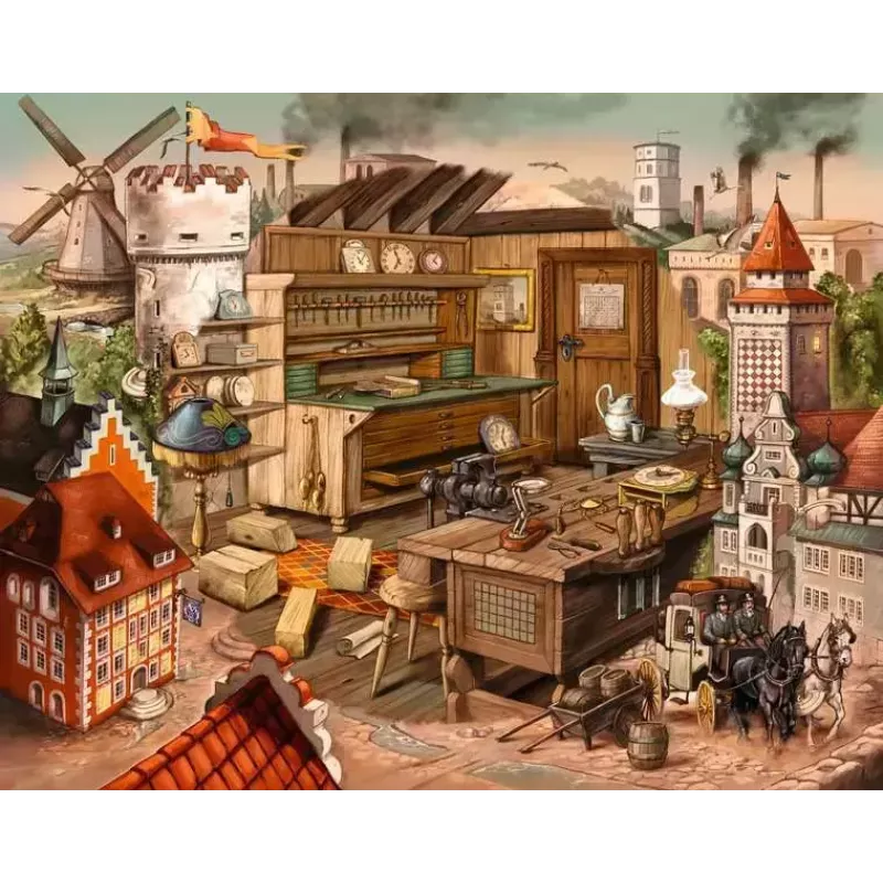 Puzzle Ravensburger 17447 — 919 peças, 640 mm largura, idade recomendada 14+