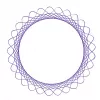 Spirograph Infantil Ravensburger 297740 com Estêncil e 2 Canetas, Multicolor, para Crianças a partir dos 6 Anos