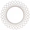Spirograph Infantil Ravensburger 297740 com Estêncil e 2 Canetas, Multicolor, para Crianças a partir dos 6 Anos