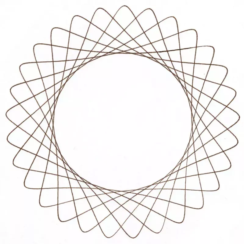 Spirograph Infantil Ravensburger 297740 com Estêncil e 2 Canetas, Multicolor, para Crianças a partir dos 6 Anos
