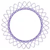 Spirograph Infantil Ravensburger 297740 com Estêncil e 2 Canetas, Multicolor, para Crianças a partir dos 6 Anos