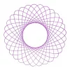 Spirograph Infantil Ravensburger 297740 com Estêncil e 2 Canetas, Multicolor, para Crianças a partir dos 6 Anos
