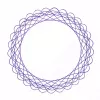 Spirograph Infantil Ravensburger 297740 com Estêncil e 2 Canetas, Multicolor, para Crianças a partir dos 6 Anos