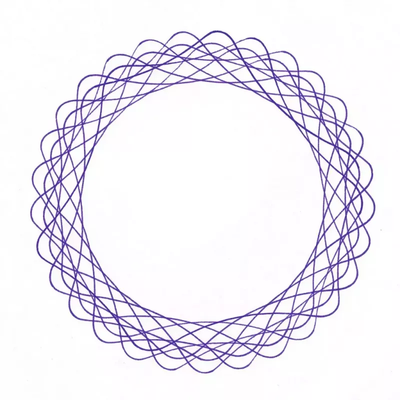 Spirograph Infantil Ravensburger 297740 com Estêncil e 2 Canetas, Multicolor, para Crianças a partir dos 6 Anos