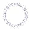 Spirograph Infantil Ravensburger 297740 com Estêncil e 2 Canetas, Multicolor, para Crianças a partir dos 6 Anos