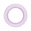 Spirograph Infantil Ravensburger 297740 com Estêncil e 2 Canetas, Multicolor, para Crianças a partir dos 6 Anos