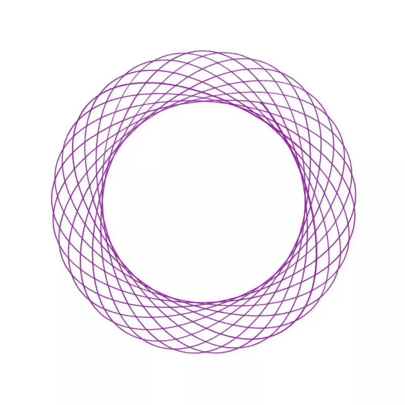 Spirograph Infantil Ravensburger 297740 com Estêncil e 2 Canetas, Multicolor, para Crianças a partir dos 6 Anos