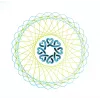 Spirograph Infantil Ravensburger 297740 com Estêncil e 2 Canetas, Multicolor, para Crianças a partir dos 6 Anos