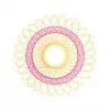 Spirograph Infantil Ravensburger 297740 com Estêncil e 2 Canetas, Multicolor, para Crianças a partir dos 6 Anos