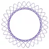 Spirograph Infantil Ravensburger 297740 com Estêncil e 2 Canetas, Multicolor, para Crianças a partir dos 6 Anos