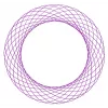 Spirograph Infantil Ravensburger 297740 com Estêncil e 2 Canetas, Multicolor, para Crianças a partir dos 6 Anos