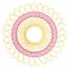 Spirograph Infantil Ravensburger 297740 com Estêncil e 2 Canetas, Multicolor, para Crianças a partir dos 6 Anos