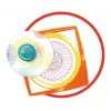 Spirograph Infantil Ravensburger 297740 com Estêncil e 2 Canetas, Multicolor, para Crianças a partir dos 6 Anos