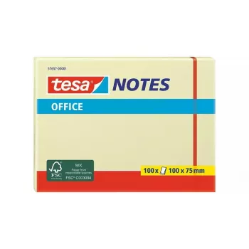 Bloco de Notas Adesivas Tesa 57657 Retangular Amarelo