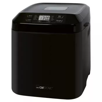 Máquina de fazer pão CLATRONIC BBA 3774 550W – forma de 3 L, até 1,5 kg de pão, 12 programas, temporizador LCD