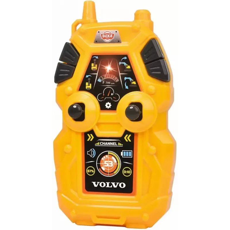 Escavadora RC Dickie Volvo Mining 2,4 GHz modelo de obra telecomandado