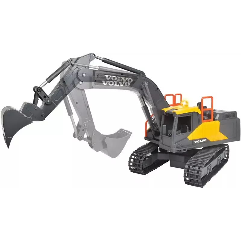 Escavadora RC Dickie Volvo Mining 2,4 GHz modelo de obra telecomandado
