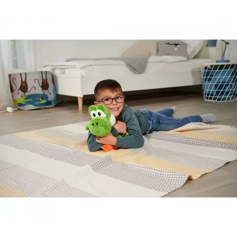 Peluche Figura Yoshi da Simba-Dickie, tema Super Mario, modelo 109231012, aprox. 30 cm