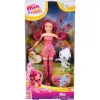 Boneca de vestir SIMBA Mia modelo 109483042 com figura de brincar, roupas e acessórios