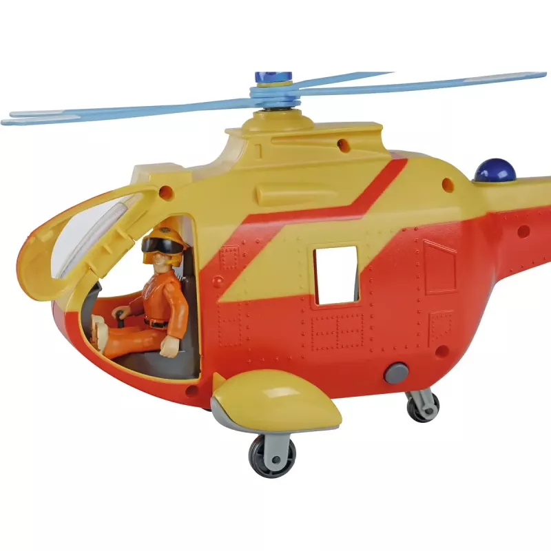Helicóptero de brinquedo Simba-Dickie Fireman Sam Wallaby 2 Update – conjunto de veículo de brincar