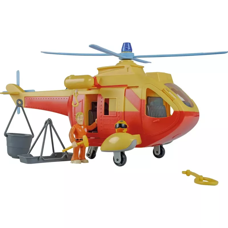 Helicóptero de brinquedo Simba-Dickie Fireman Sam Wallaby 2 Update – conjunto de veículo de brincar