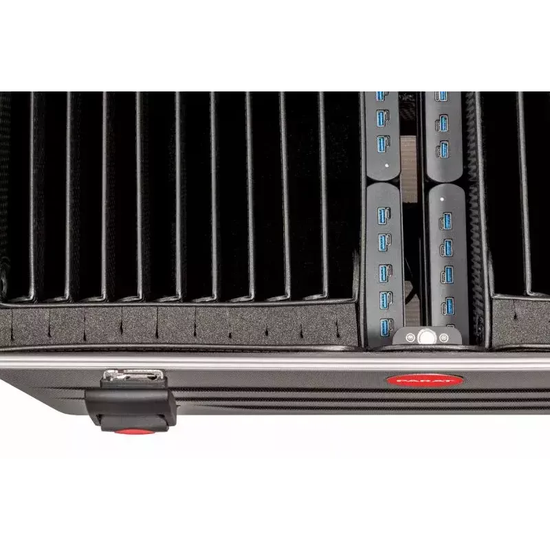 Carrinho de gestão de dispositivos portátil Parat 20872015116 preto de chão para portáteis e tablets