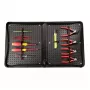 Estojo de conjunto de ferramentas Parat 5650020061 preto couro sintético