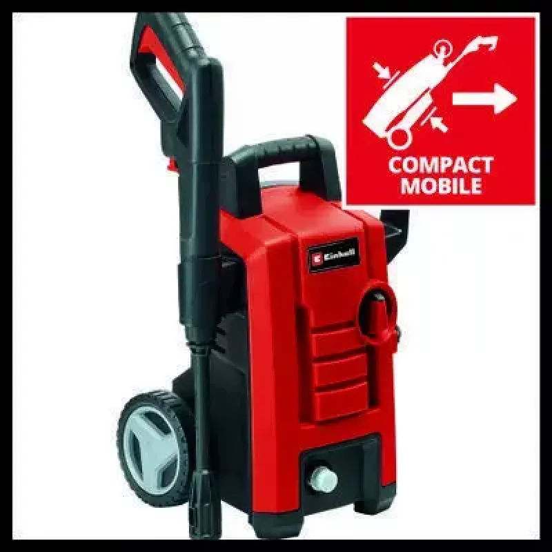Máquina de lavar de alta pressão EINHELL TC-HP 130 vertical elétrica, 130 bar, 390 l/h, 5 m de mangueira