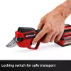 Tesoura de poda a bateria EINHELL GP-LS 18/28 Li BL-Solo — tesoura de jardim a bateria, modelo 3408320